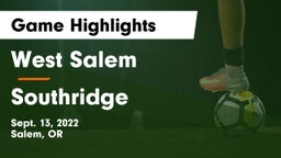 West Salem  vs Southridge  Game Highlights - Sept. 13, 2022