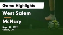 West Salem  vs McNary Game Highlights - Sept. 27, 2022