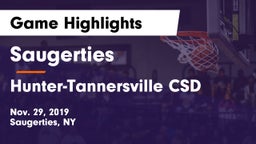 Saugerties  vs Hunter-Tannersville CSD Game Highlights - Nov. 29, 2019