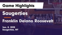 Saugerties  vs Franklin Delano Roosevelt Game Highlights - Jan. 8, 2020