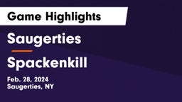 Saugerties  vs Spackenkill  Game Highlights - Feb. 28, 2024