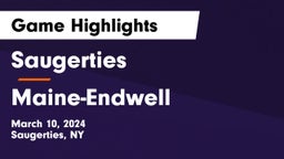 Saugerties  vs Maine-Endwell  Game Highlights - March 10, 2024