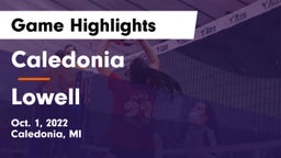Caledonia  vs Lowell  Game Highlights - Oct. 1, 2022