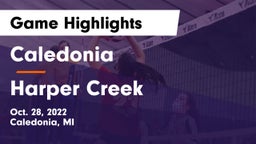Caledonia  vs Harper Creek  Game Highlights - Oct. 28, 2022