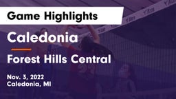 Caledonia  vs Forest Hills Central  Game Highlights - Nov. 3, 2022