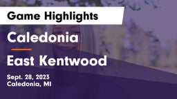 Caledonia  vs East Kentwood  Game Highlights - Sept. 28, 2023