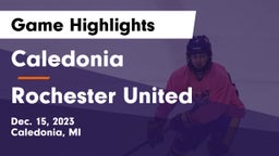 Caledonia  vs Rochester United Game Highlights - Dec. 15, 2023