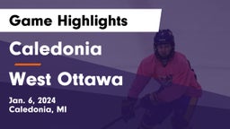 Caledonia  vs West Ottawa Game Highlights - Jan. 6, 2024