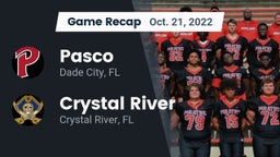Recap: Pasco  vs. Crystal River  2022