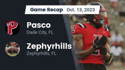 Recap: Pasco  vs. Zephyrhills  2023
