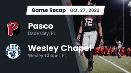 Recap: Pasco  vs. Wesley Chapel  2023