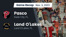Recap: Pasco  vs. Land O'Lakes  2023