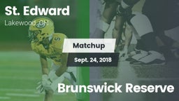 Matchup: St. Edward High vs. Brunswick Reserve 2018