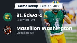 Recap: St. Edward  vs. Massillon Washington  2022