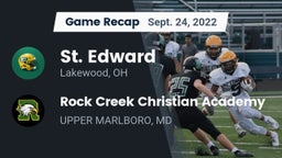 Recap: St. Edward  vs. Rock Creek Christian Academy 2022