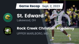 Recap: St. Edward  vs. Rock Creek Christian Academy 2023