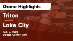 Triton  vs Lake City  Game Highlights - Feb. 3, 2020