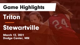 Triton  vs Stewartville  Game Highlights - March 12, 2021