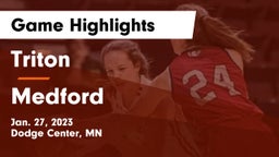 Triton  vs Medford  Game Highlights - Jan. 27, 2023