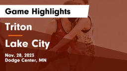 Triton  vs Lake City  Game Highlights - Nov. 28, 2023