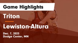 Triton  vs Lewiston-Altura  Game Highlights - Dec. 7, 2023