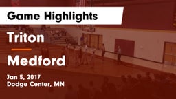 Triton  vs Medford  Game Highlights - Jan 5, 2017