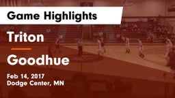 Triton  vs Goodhue  Game Highlights - Feb 14, 2017