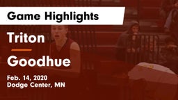 Triton  vs Goodhue  Game Highlights - Feb. 14, 2020