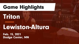 Triton  vs Lewiston-Altura Game Highlights - Feb. 15, 2021