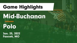 Mid-Buchanan  vs Polo  Game Highlights - Jan. 25, 2022