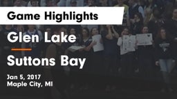 Glen Lake   vs Suttons Bay  Game Highlights - Jan 5, 2017
