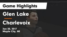 Glen Lake   vs Charlevoix Game Highlights - Jan 30, 2017