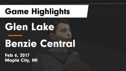 Glen Lake   vs Benzie Central  Game Highlights - Feb 6, 2017