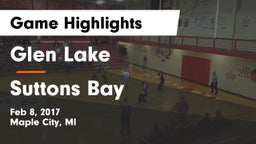 Glen Lake   vs Suttons Bay Game Highlights - Feb 8, 2017