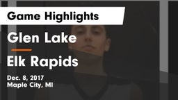 Glen Lake   vs Elk Rapids  Game Highlights - Dec. 8, 2017