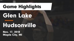 Glen Lake   vs Hudsonville  Game Highlights - Nov. 17, 2018