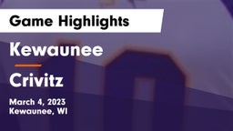 Kewaunee  vs Crivitz Game Highlights - March 4, 2023