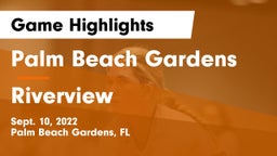 Palm Beach Gardens  vs Riverview  Game Highlights - Sept. 10, 2022