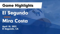 El Segundo  vs Mira Costa  Game Highlights - April 18, 2022
