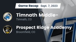 Recap: Timnath Middle- vs. Prospect Ridge Academy 2023