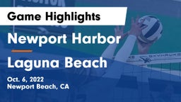 Newport Harbor  vs Laguna Beach  Game Highlights - Oct. 6, 2022