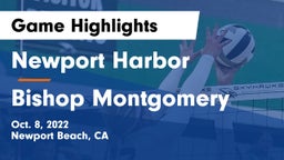 Newport Harbor  vs Bishop Montgomery  Game Highlights - Oct. 8, 2022