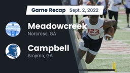 Recap: Meadowcreek  vs. Campbell  2022