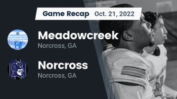 Recap: Meadowcreek  vs. Norcross  2022