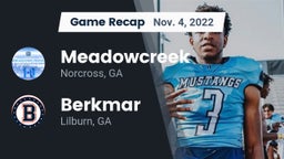 Recap: Meadowcreek  vs. Berkmar  2022