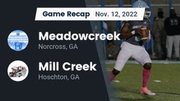 Recap: Meadowcreek  vs. Mill Creek  2022