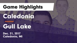 Caledonia  vs Gull Lake  Game Highlights - Dec. 21, 2017