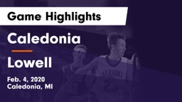 Caledonia  vs Lowell  Game Highlights - Feb. 4, 2020