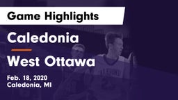 Caledonia  vs West Ottawa  Game Highlights - Feb. 18, 2020