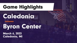 Caledonia  vs Byron Center  Game Highlights - March 6, 2023